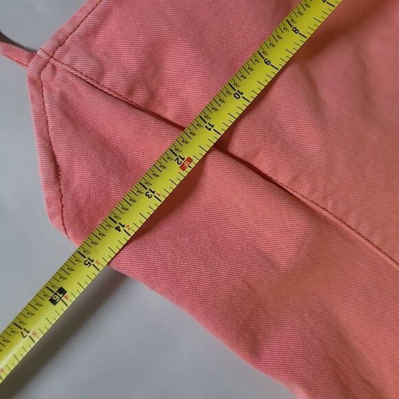 MP D denim coral pink body-con mini dress sexy flirty med Y2K punk - Picture 5 of 7